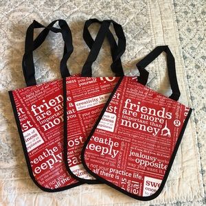 ➰Lululemon reusable bags➰